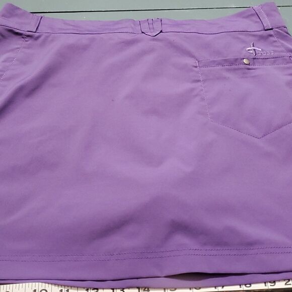 CROSS, women's skort. Purple with pockets size 12 usa size 42 European size. - Picture 5 of 12